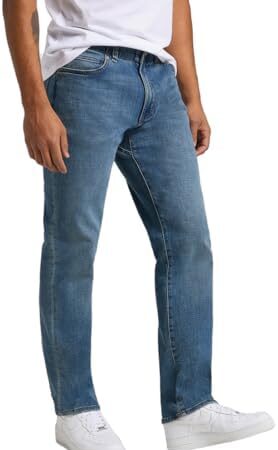 Lee Straight Fit Mvp, Jeans Uomo, Blu
