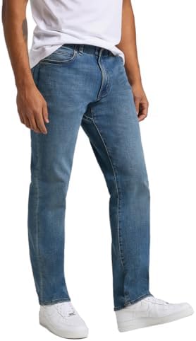 Lee Straight Fit Mvp, Jeans Uomo, Blu