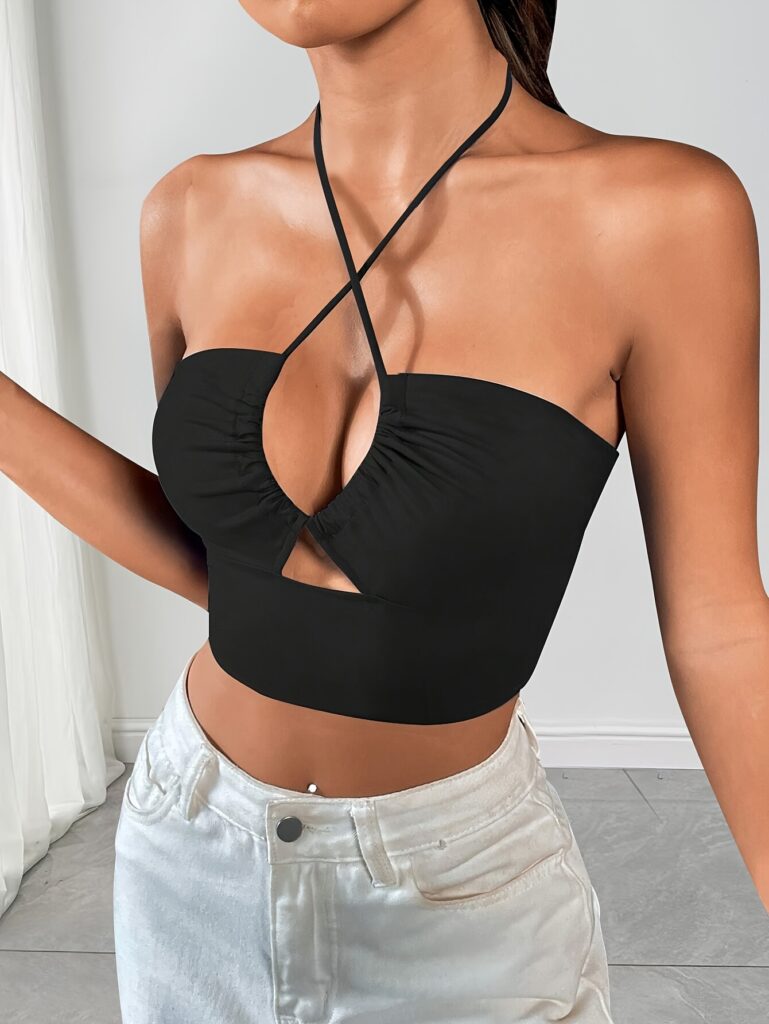 Top Donna con Spalline e Schiena Scoperta